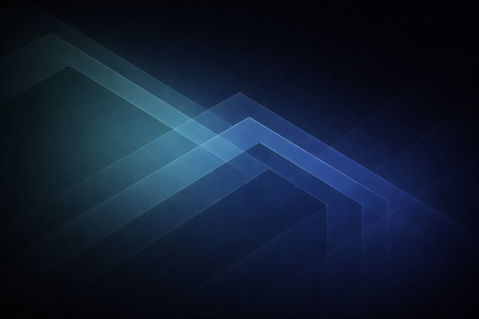 Abstract dark blue technology background with layered, translucent geometric lines forming angular shapes, conveying connectivity and modern infrastructure design.